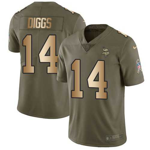 Nike Vikings 14 Stefon Diggs Olive Gold Salute To Service Limited Jersey Dzhi,We sell and wholesale Nike Vikings 14 Stefon Diggs Olive Gold Salute To Service Limited Jersey Dzhi on line form chian!